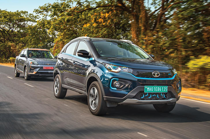 Tata Nexon EV Max front quarter 